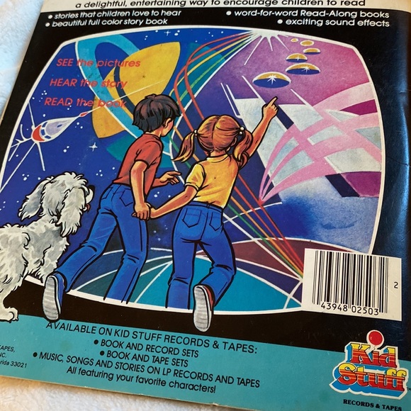 Vintage 2001 A SPACE ODYSSEY - CHILDREN’S KID STUFF BOOK / RECORD # DBR-250 1984 - Picture 6 of 9